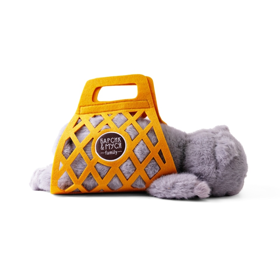 

Мягкая игрушка MaxiToys Сиамская Кошечка 25 см, Республика Корея