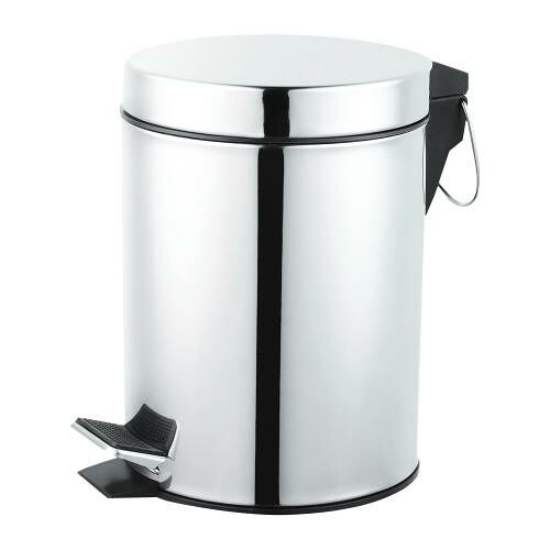 Контейнер для мусора Wellfort с педалью нержавеющая сталь 3 л