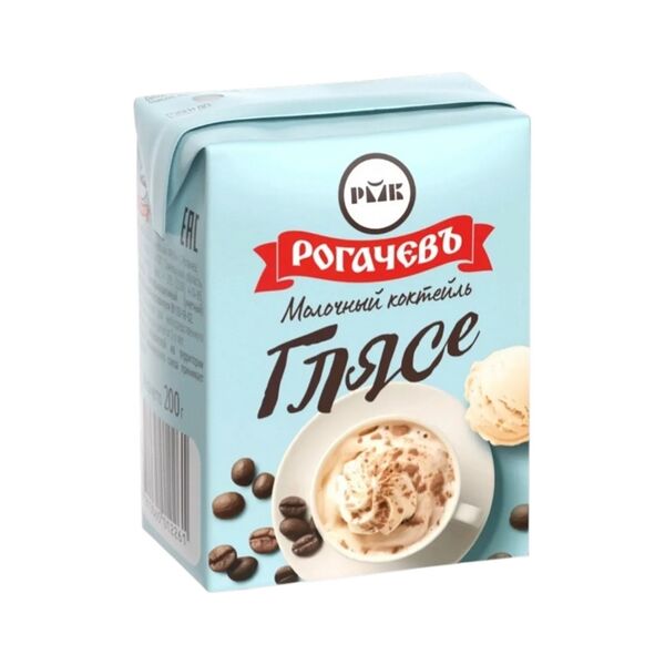 Коктейль молочный ультрапастер с вкус наполн Глясе 2% 210г