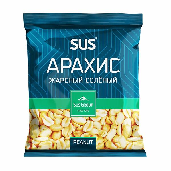 Арахис жареный солёный, SUS, 150 г