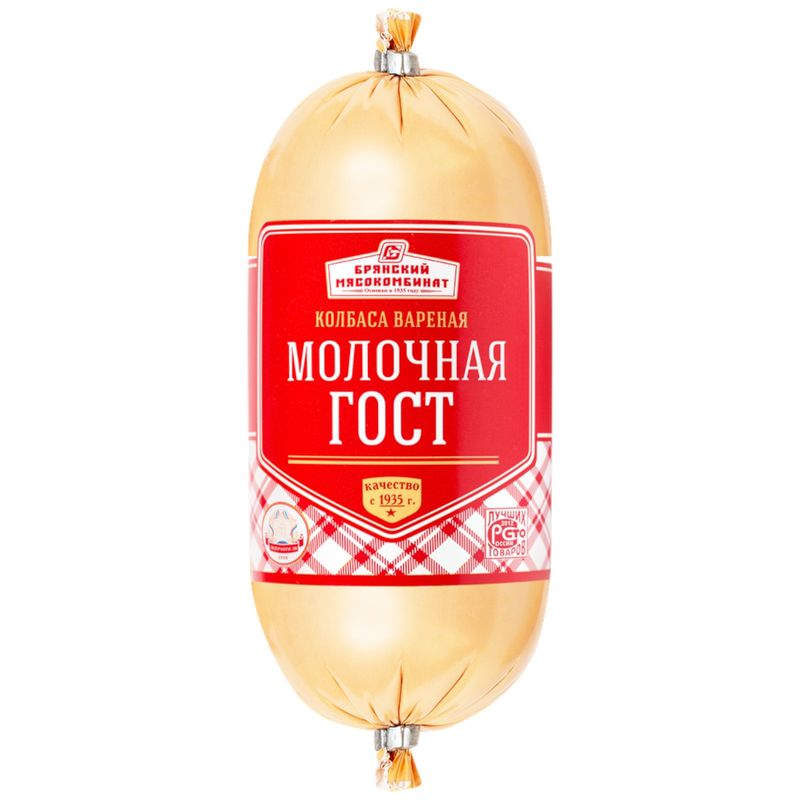

Колбаса Брянский МК Молочная вареная 400 г