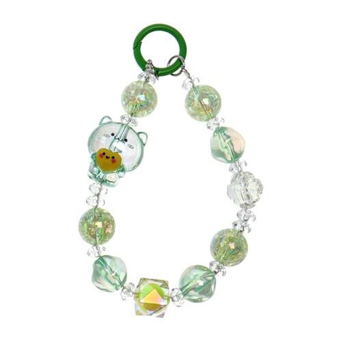 Брелок Котенок с бусами цвет в ассортименте 1 шт.