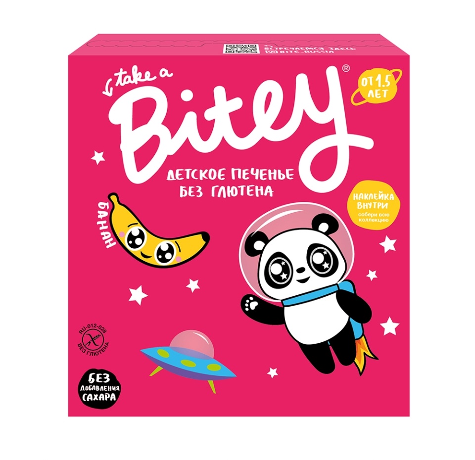

Печенье Take a Bitey Банан 125г, упаковка в ассортименте 125 г