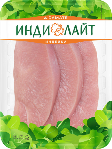 

Стейк из грудки индейки Индилайт Халяль охлажденный 525 г