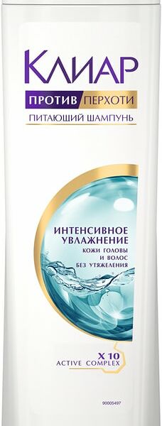 Шампунь для волос Клиар Против перхоти интенсивное увлажнение 400 мл