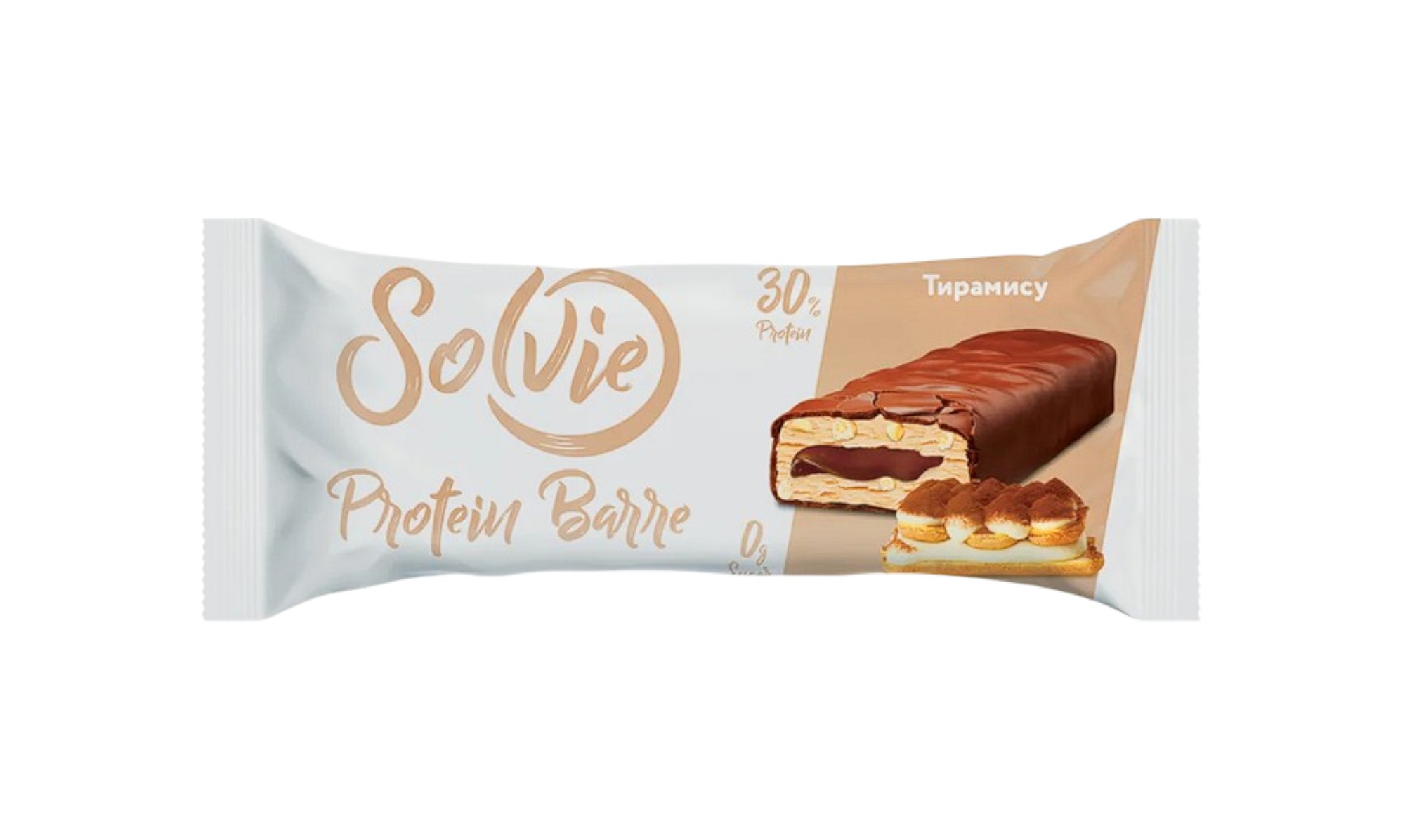 

Батончик протеиновый Solvie Protein Barre глазированный Тирамису 50 г