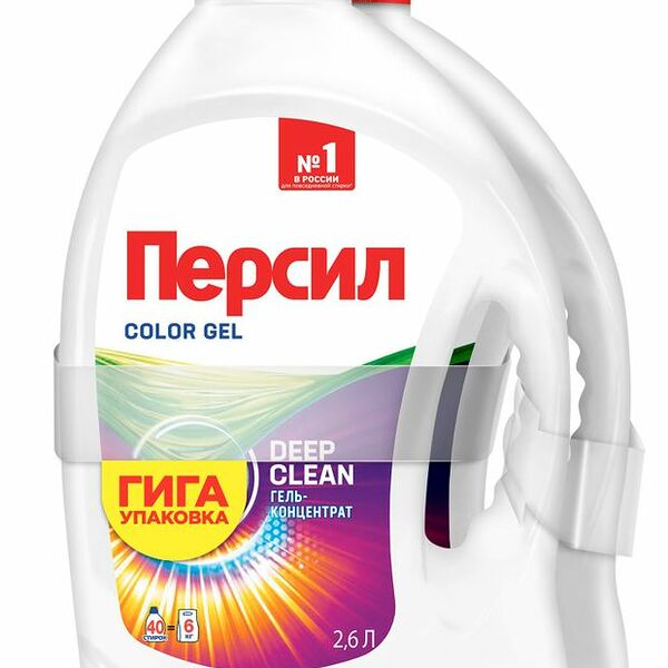 Гель для стирки Персил Color для цветного белья, жидкий порошок для стирки 80 стирок 2.6 л x 2 шт