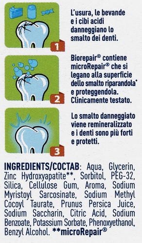 

Зубная паста детская Biorepair Bimbi Pesca 0+ 50 мл