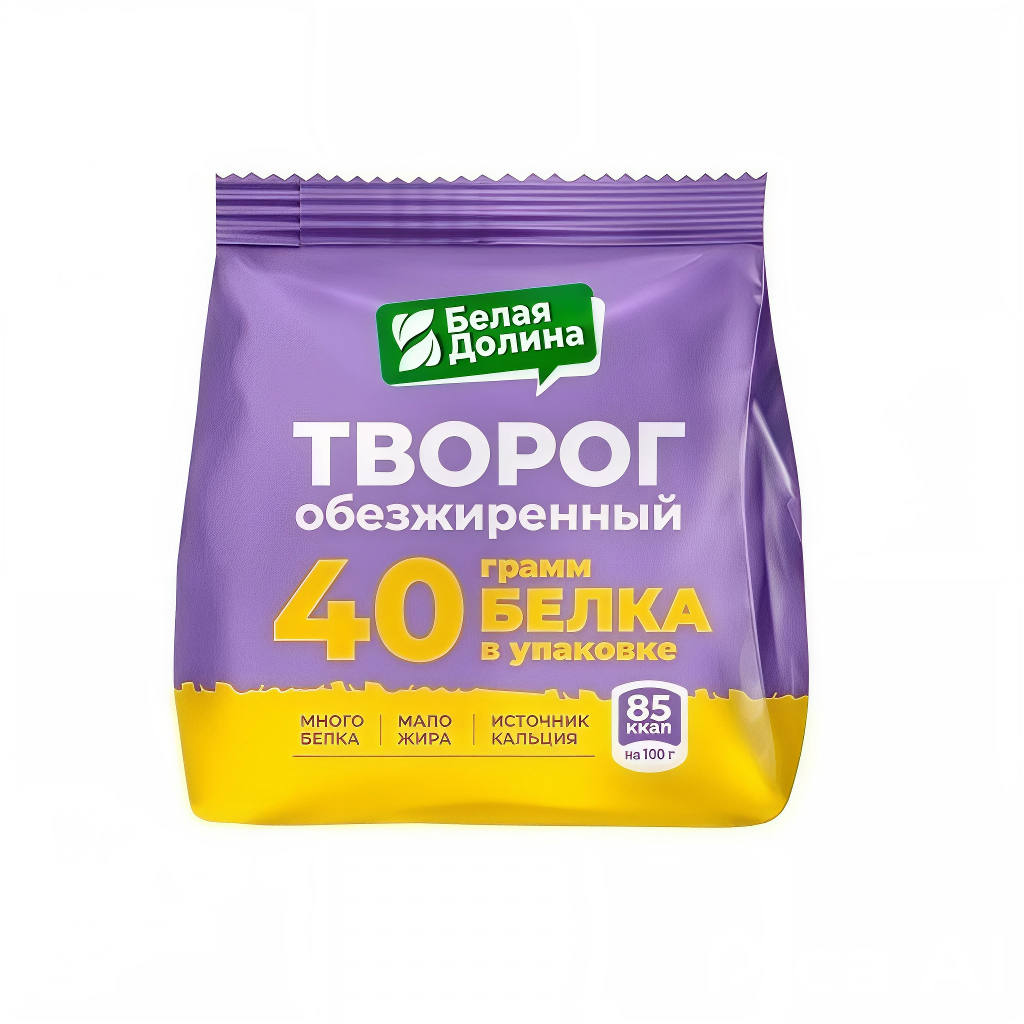 

Творог Белая Долина обезжиренный без змж 220 г