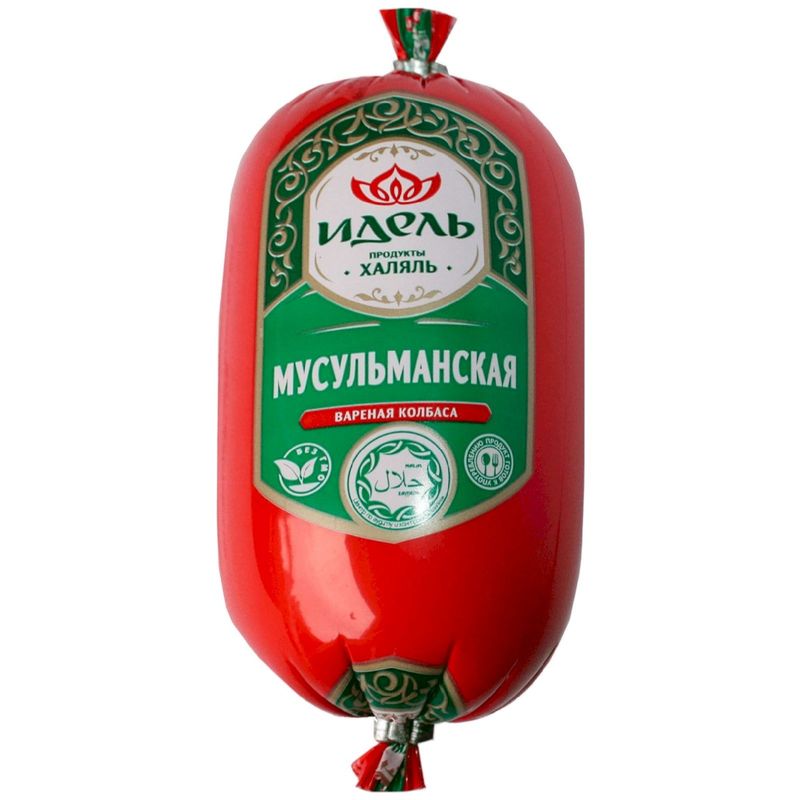 

Колбаса вареная Идель Мусульманская халяль 400 г