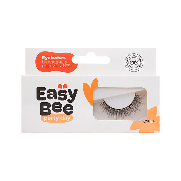 Накладные ресницы Easybee Party Day Eyelashes №09 черные
