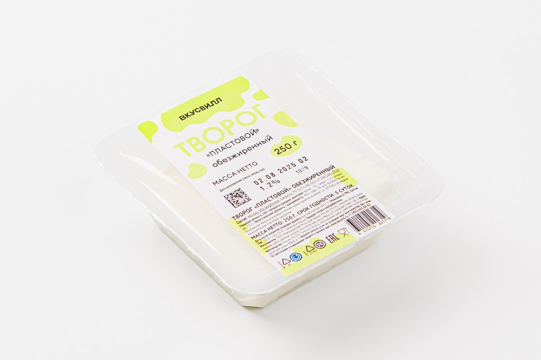 

Творог Пластовой обезжиренный