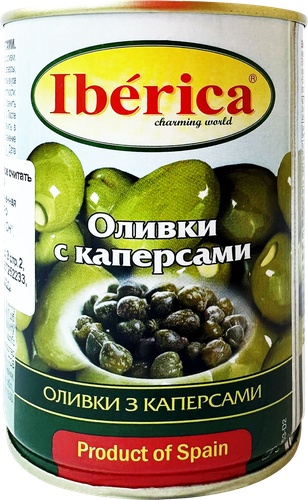 

Оливки IBERICA с каперсами, 300г