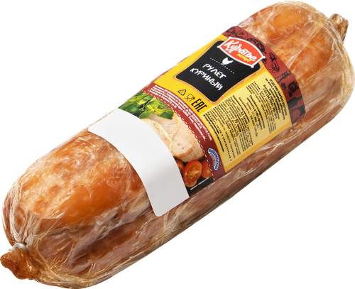 

Рулет Новоуральский мясной двор Куриный варено-копченый 400 г