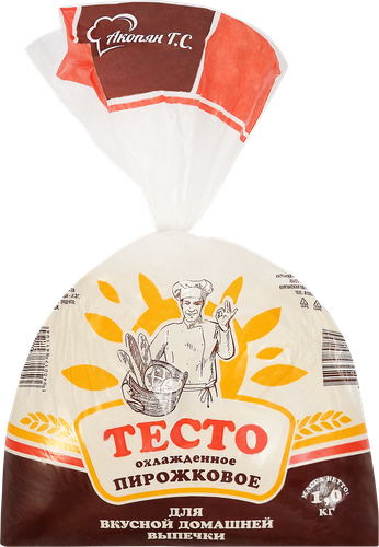 

Тесто Хлебный дом Новое пирожковое 1 кг