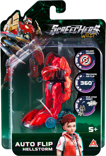 

Игрушка Screechers wild Дикие Скричеры. Машинка-трансформер Автофлип S5, в ассортименте
