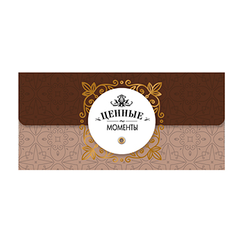 

Конверт для денег Лакарт Ценные моменты 18.5 х 9 см