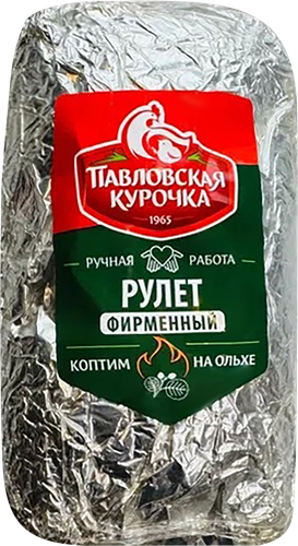 

Рулет копчено-вареный Павловская курочка Фирменный мини, вес