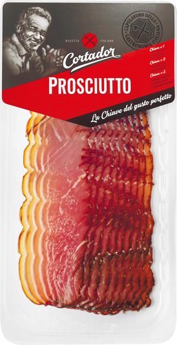 

Прошутто Cortador из свинины сырокопченый 80 г