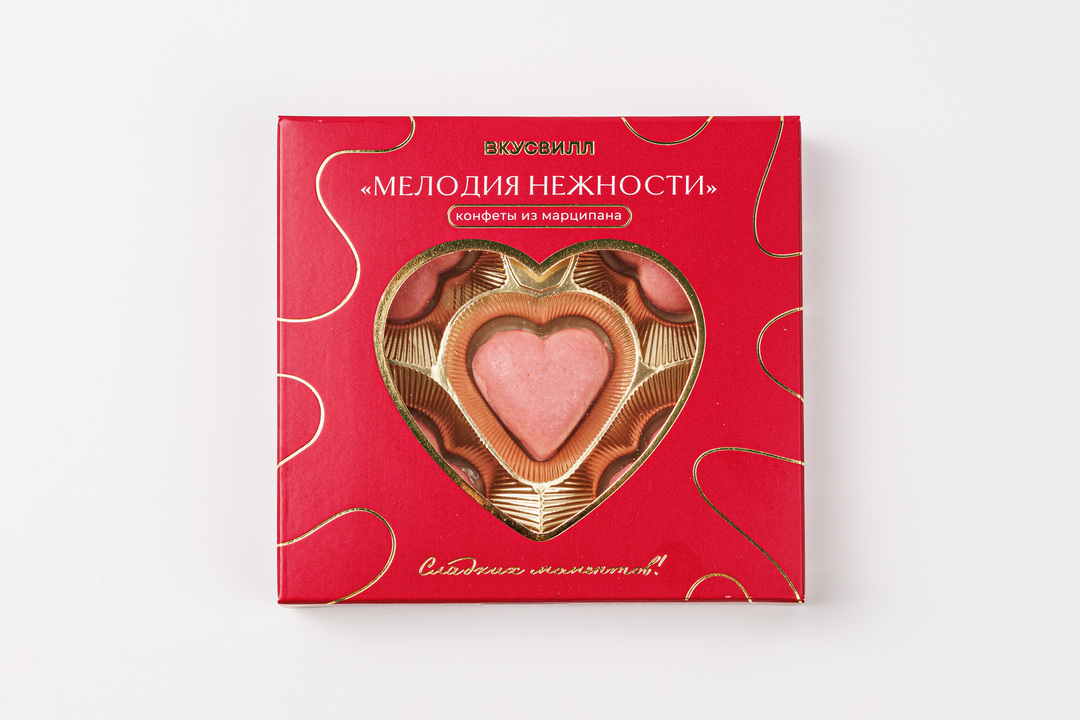 

Конфеты из марципана ВкусВилл Мелодия нежности 50 г