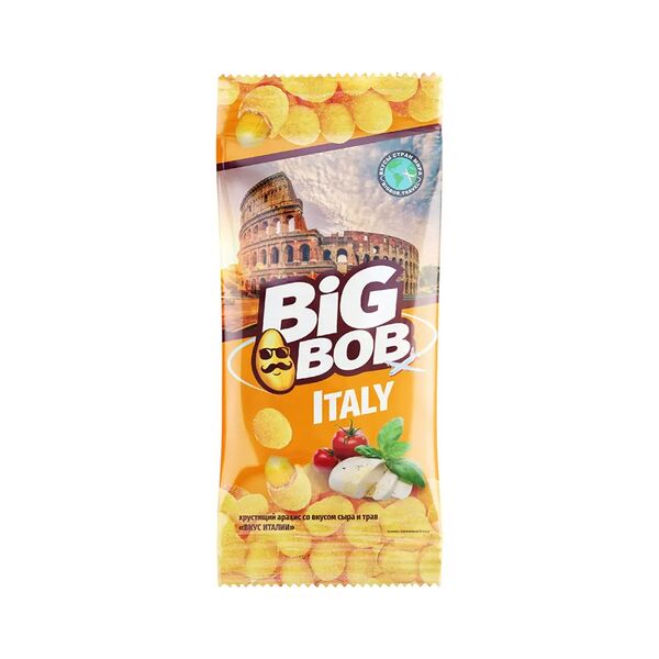 Арахис хрустящий Big Bob Сыр и травы Вкус Италии 50г