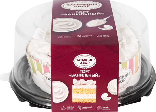 

Торт Татьянин двор Ванильный 500 г