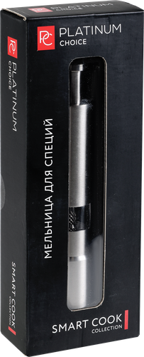 

Мельница для специй Platinum choice Smart Cook, сталь, акрил