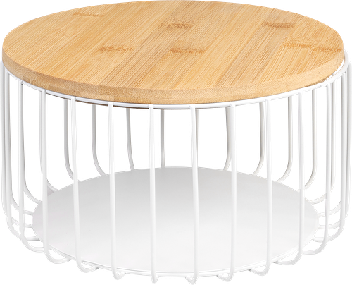 Корзина для фруктов Homeclub бамбук, металл 23x11 см