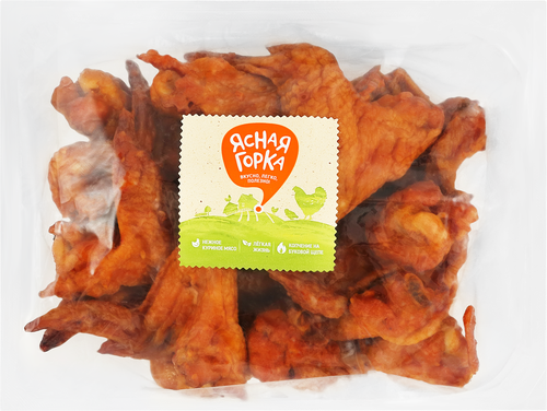 

Крылья Ясная горка цыплят-бройлеров варено-копченые, вес