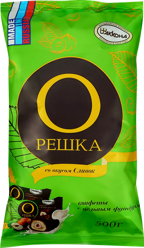 

Конфеты Акконд Орешка цельный фундук и сливки 500 г