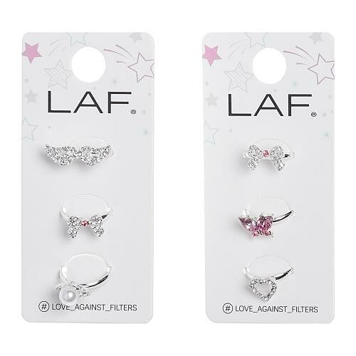 Набор колец Laf 3 шт, дизайн в ассортименте