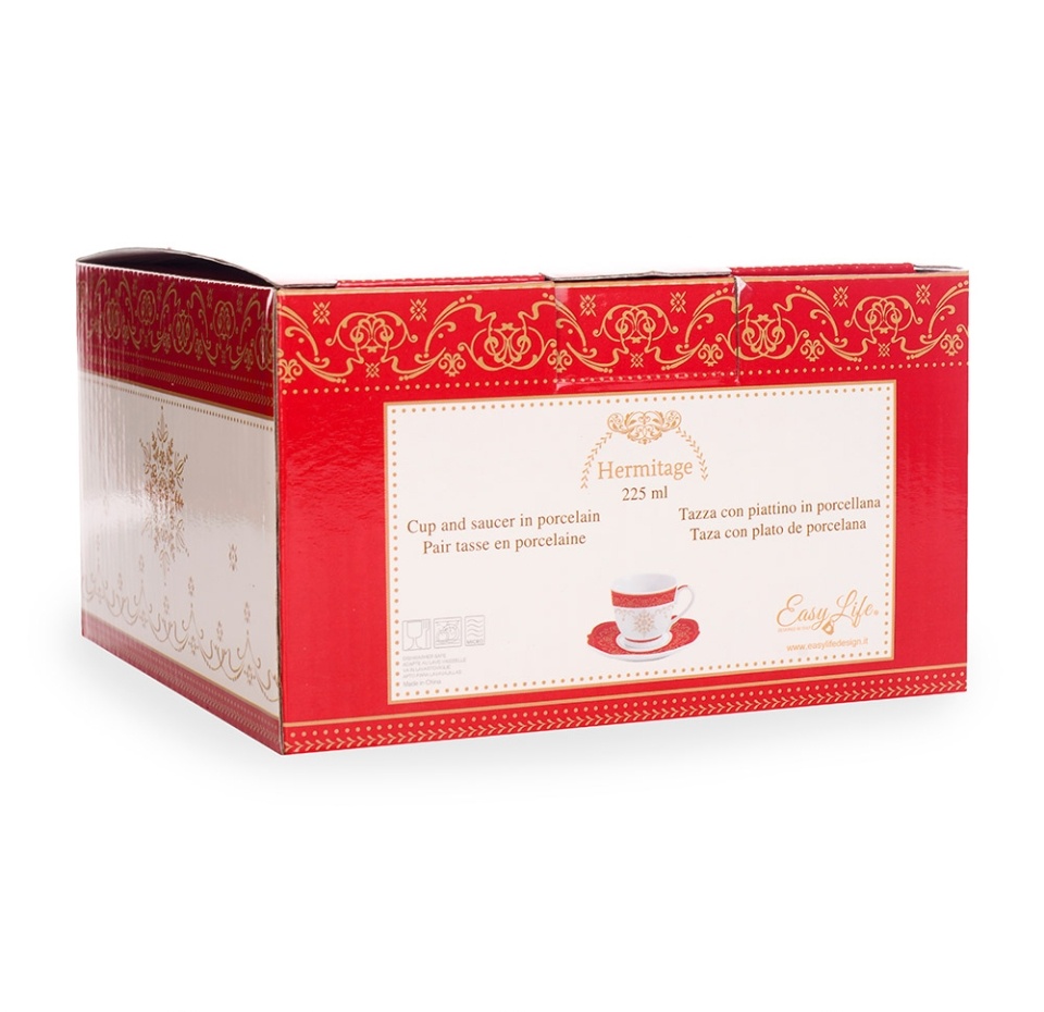 

Чашка с блюдцем Hermitage Easy Life в подарочной упаковке 0.225 л, Китай