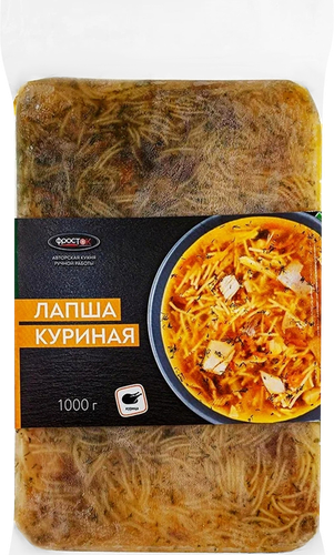 

Лапша Фросток куриная замороженная 1 кг
