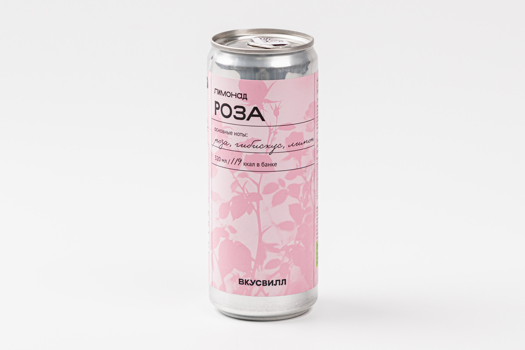 

Лимонад ВкусВилл Роза, 320 мл