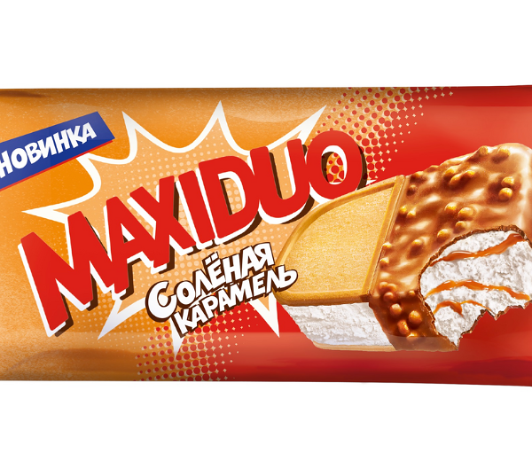 Мороженое Maxiduo сэндвич соленая карамель 94 г