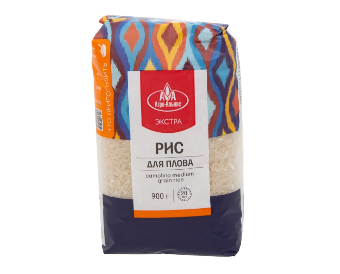 

Рис для плова Агро-Альянс Экстра 900 г