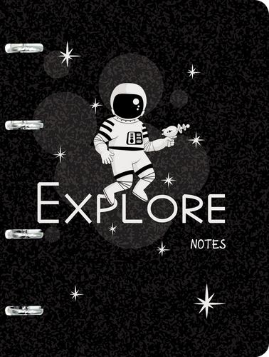 

Тетрадь Listoff А5 на кольцах 120 листов в клетку в ассортименте