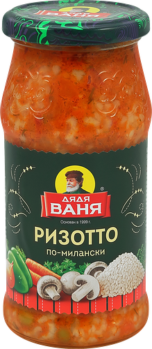 Консервы овощные Дядя Ваня Ризотто с грибами по-милански 350 г