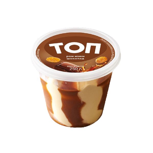 Десерт замороженный Топ ром, изюм, шоколад 
