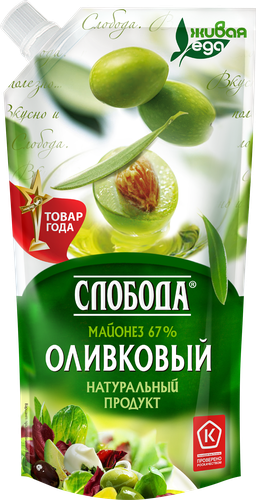 

Майонез Слобода Провансаль Оливковый 67% 188 г