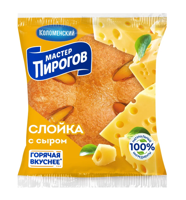 

Слойка Мастер Пирогов с сыром 70 г