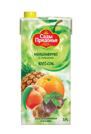 

Сок Сады Придонья Мультифрукт с мякотью 2 л