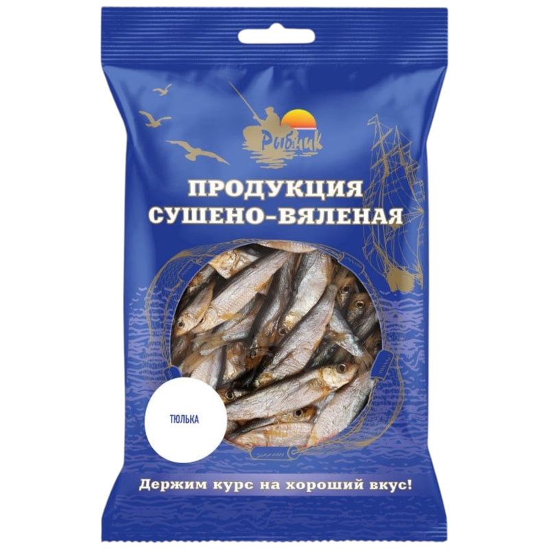 

Рыбка Рыбник Тюлька сушено-вяленая 25 г