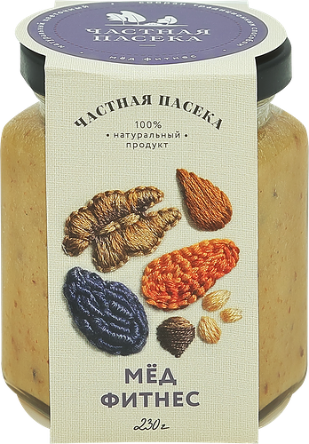 Мед Частная пасека Фитнес 230 г