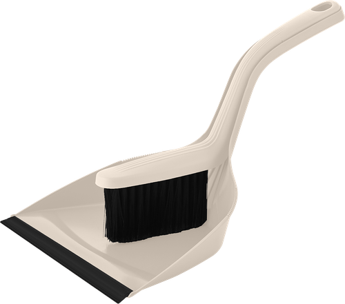 Набор для уборки Spin&Clean Rock'n'Roll щетка-сметка+совок, с кромкой