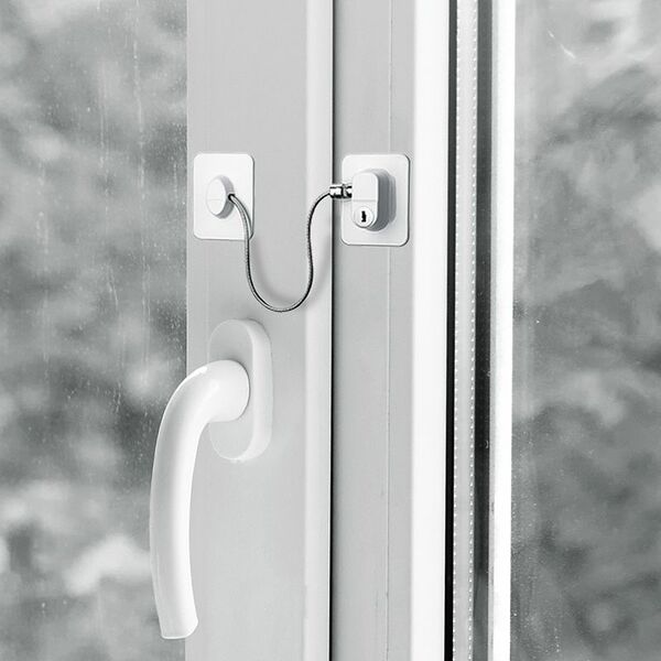 Блокиратор с тросом и ключами, Master Hand, 2 шт., в ассортименте