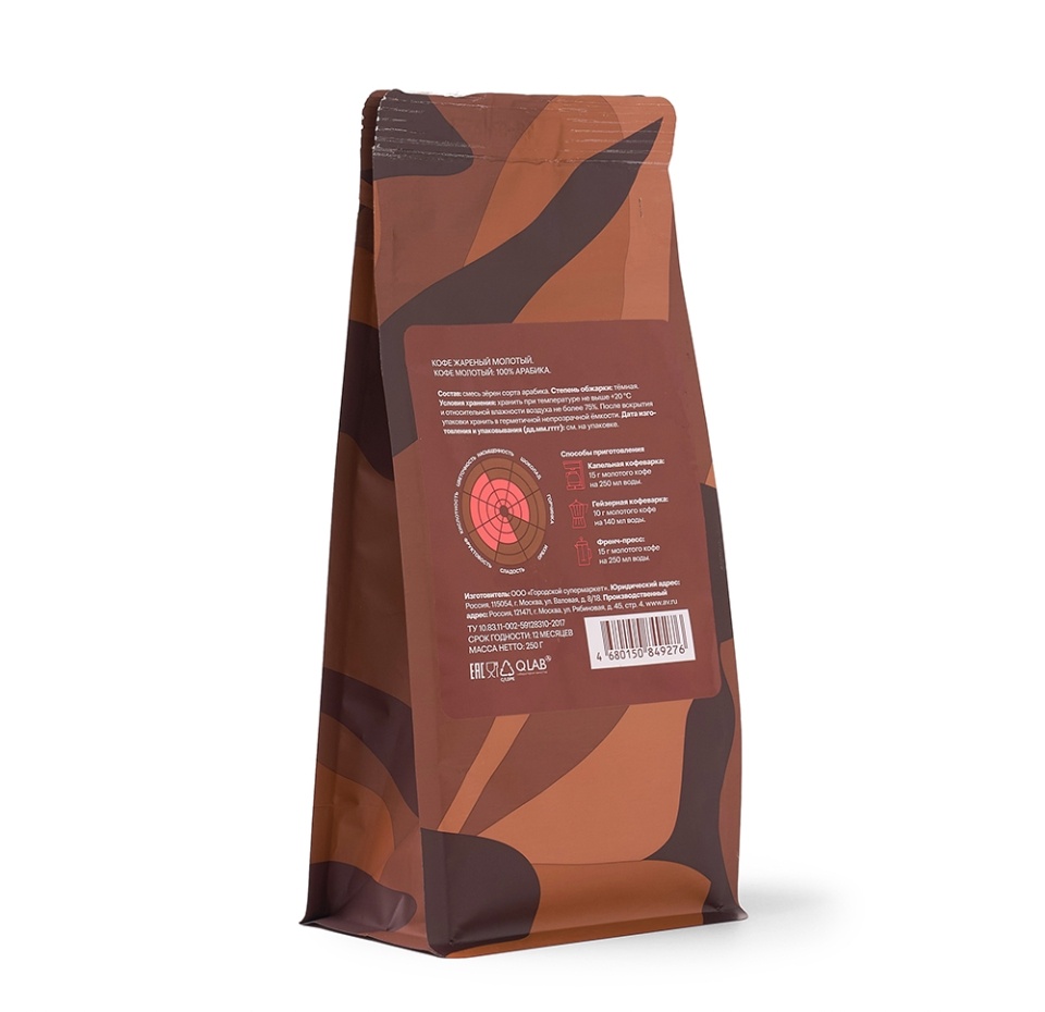 

Кофе молотый Азбука вкуса 100% Арабика 250 г