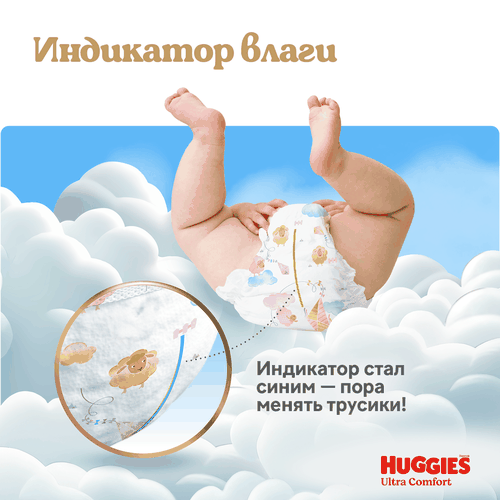 

Подгузники-трусики для девочек Huggies Ultra Comfort 6-XL 15-25 кг 38 шт.
