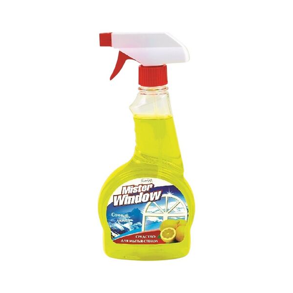 Средство д/мытья стекол MISTER WINDOW Сочный лимон 500мл MISTER WINDOW Сочный лимон 500мл