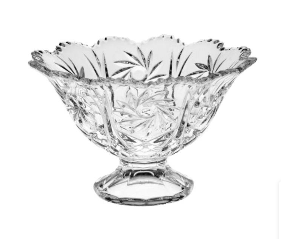 

Салатник CRYSTAL BOHEMIA Pinwheel 13,5см, на ножке, хрусталь